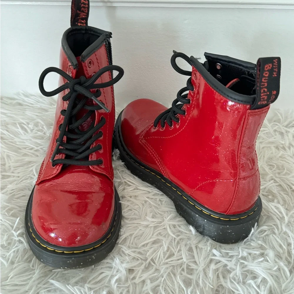 Dr Martens Glitter LaceUp Boots - Picture 7 of 12